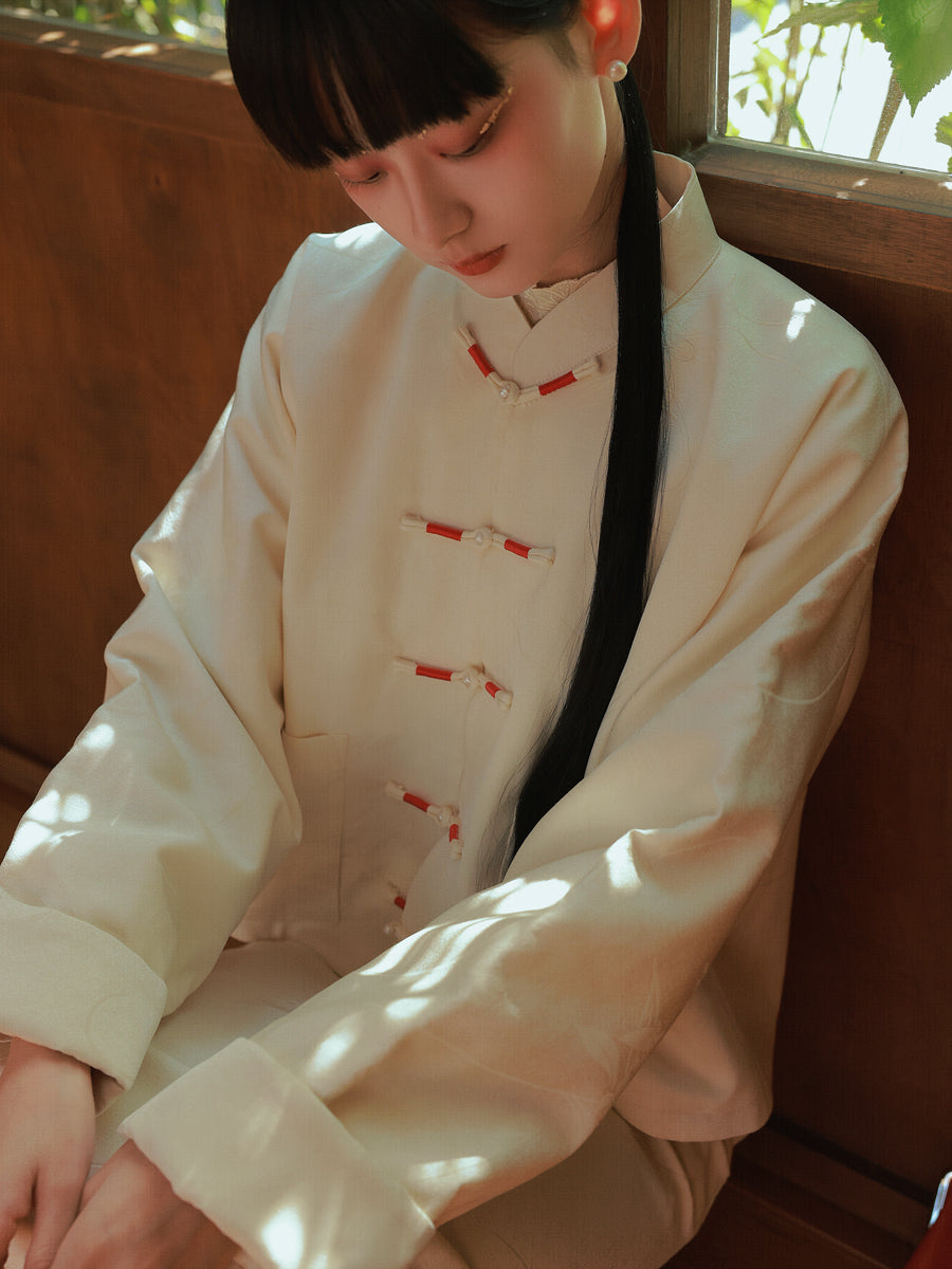 Stickerei MAO-Kriegen China Retro Jacke