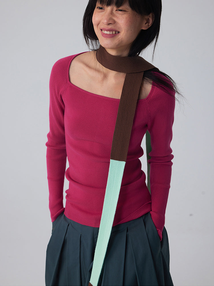 슬림 한 바이 컬러 레트로 대비가 훔쳤다