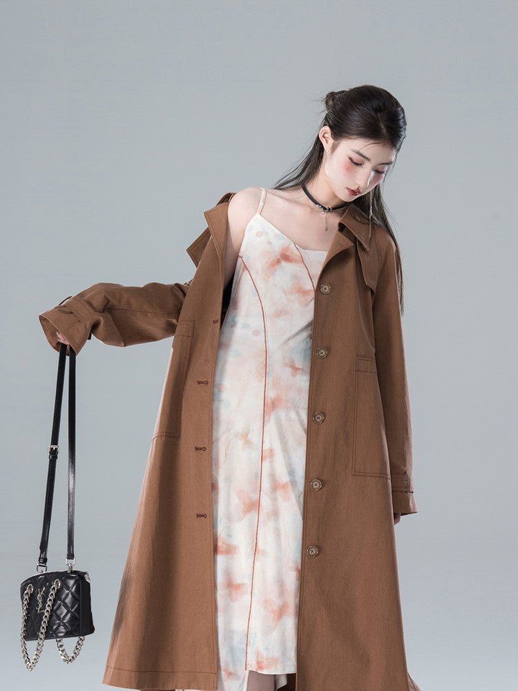 Velvet Floral Camisole Sheer Pale Long Dress