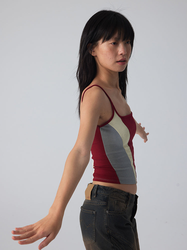 지퍼 슬림 스트레치 짧은 간단한 갈비뼈