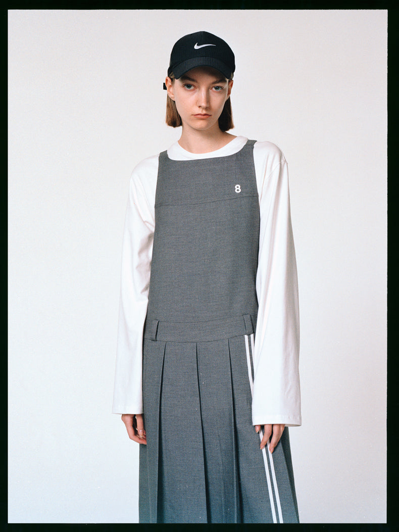 Pleats décontracté non à manche