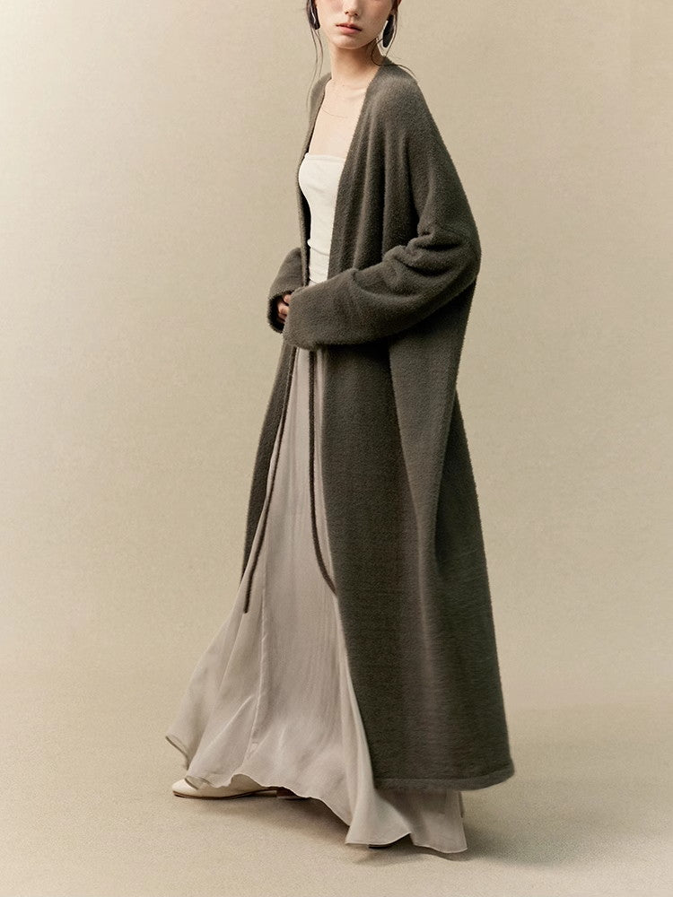 Knit Simple Loose Classy Long-Cardigan