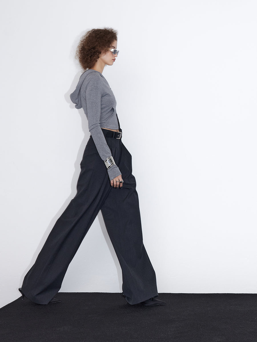 Slacks Straight Simple Chic Pants