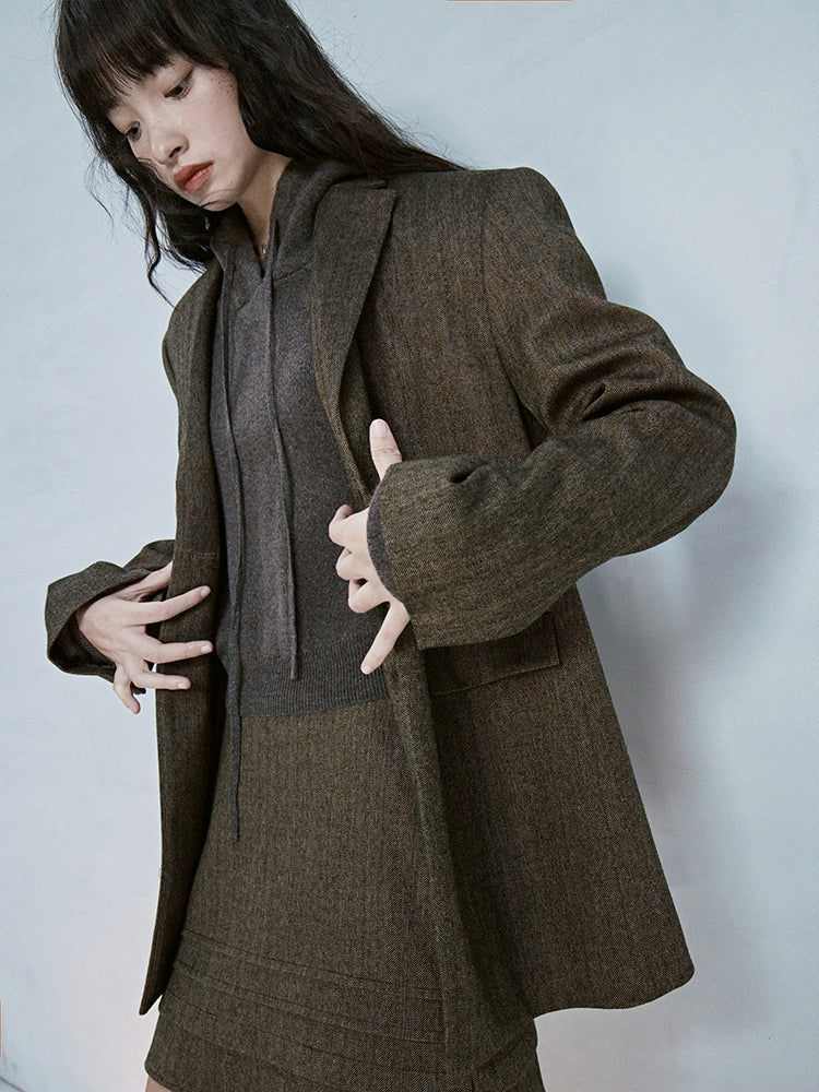 Oversize Natural Simple Retro Jacket
