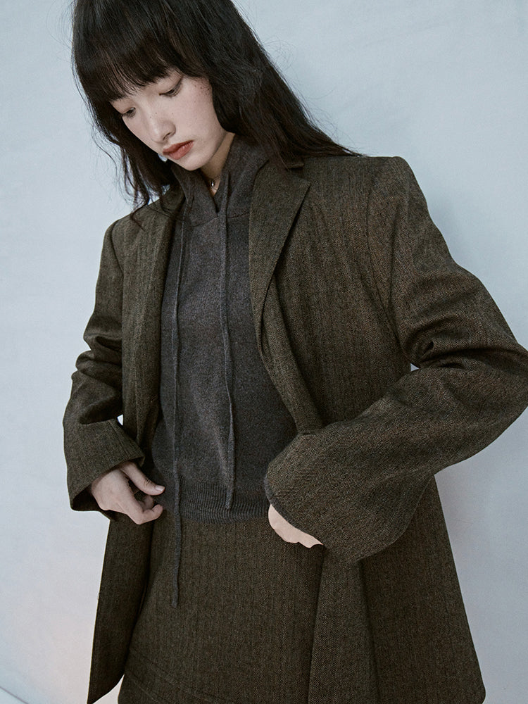 Oversize Natural Simple Retro Jacket