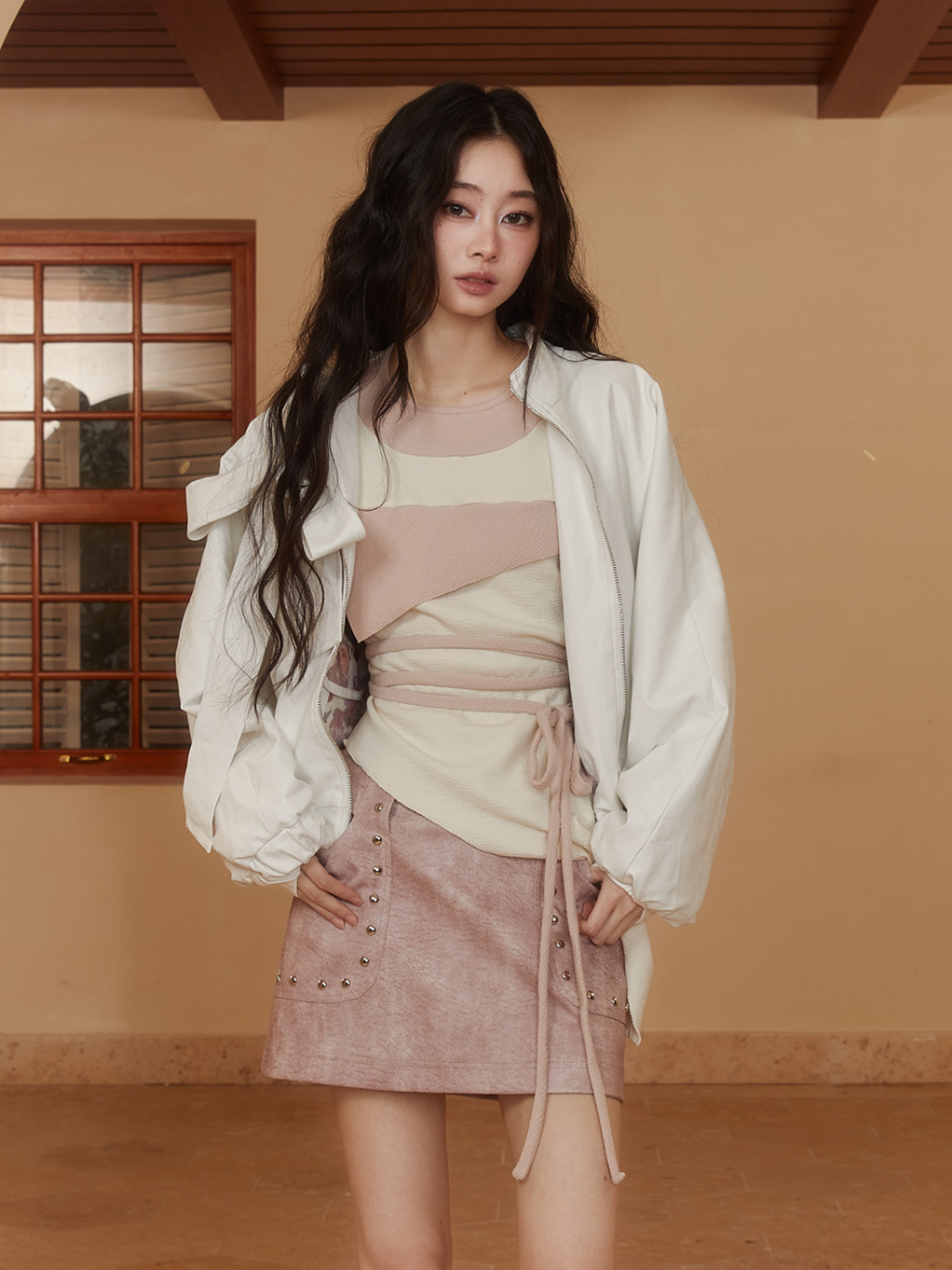 Asymmetry Unique Nichi Bi-Color Cutsew