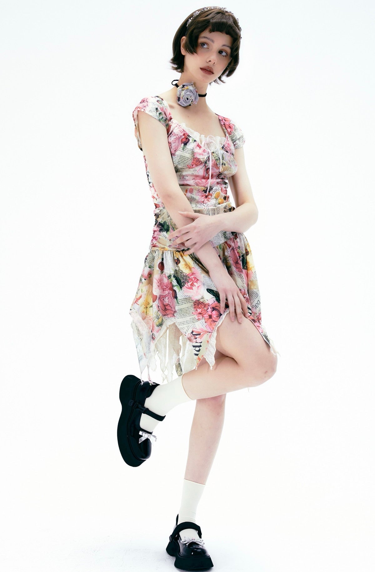 Blume Wunderschöne Asymmetrie Zeitung Ein-Stück