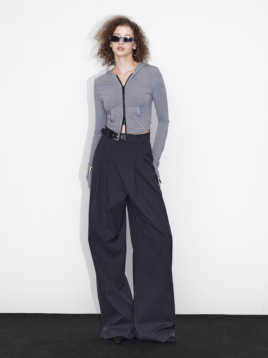 Slacks Straight Simple Chic Pants