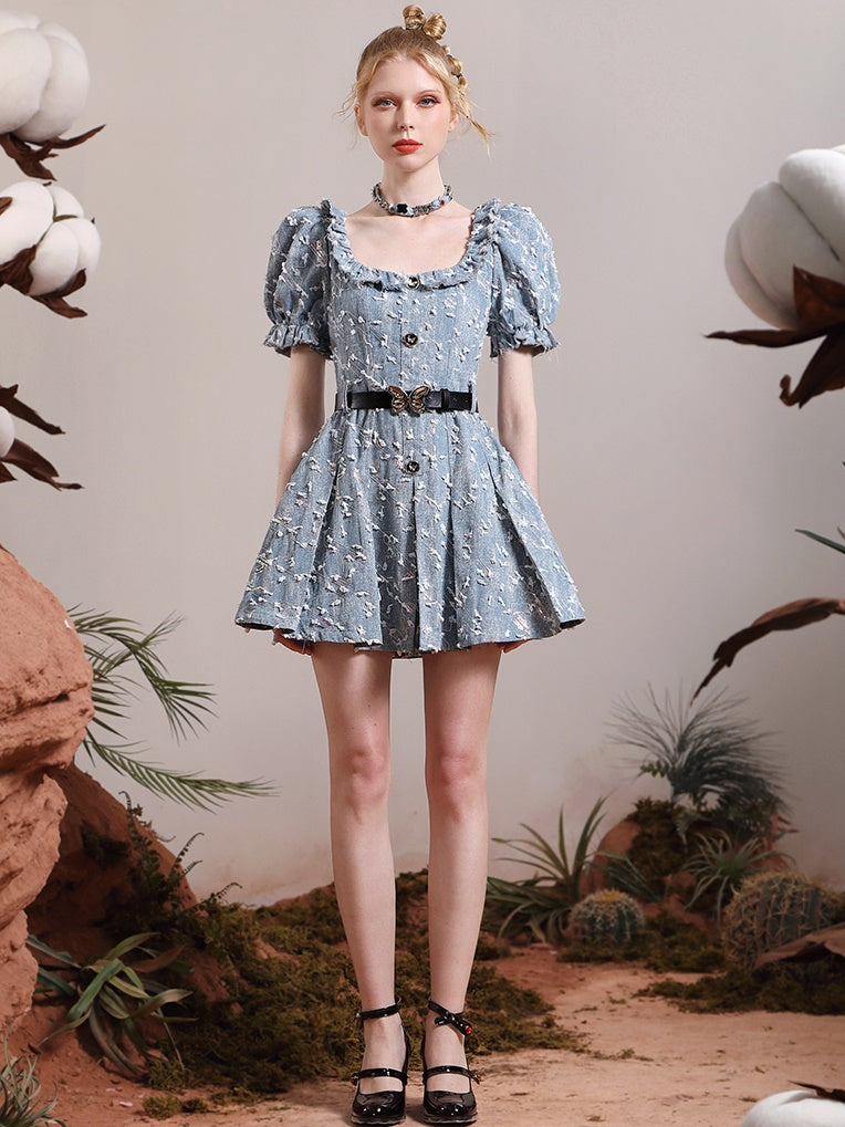 프릴 캔디 슬레이브 플레어 니치 원피스