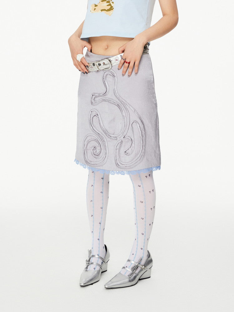 Dot Line Casual Fancy Stripe Tights