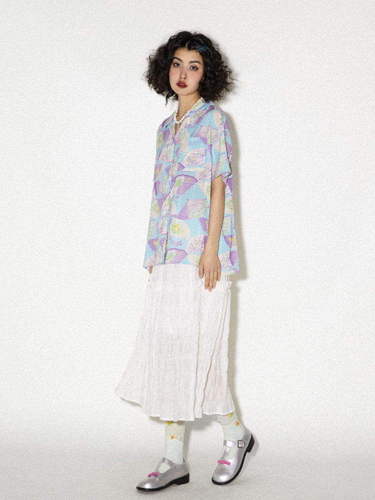 Japanese Fan Modern Nichi Oversize Casual Shirt