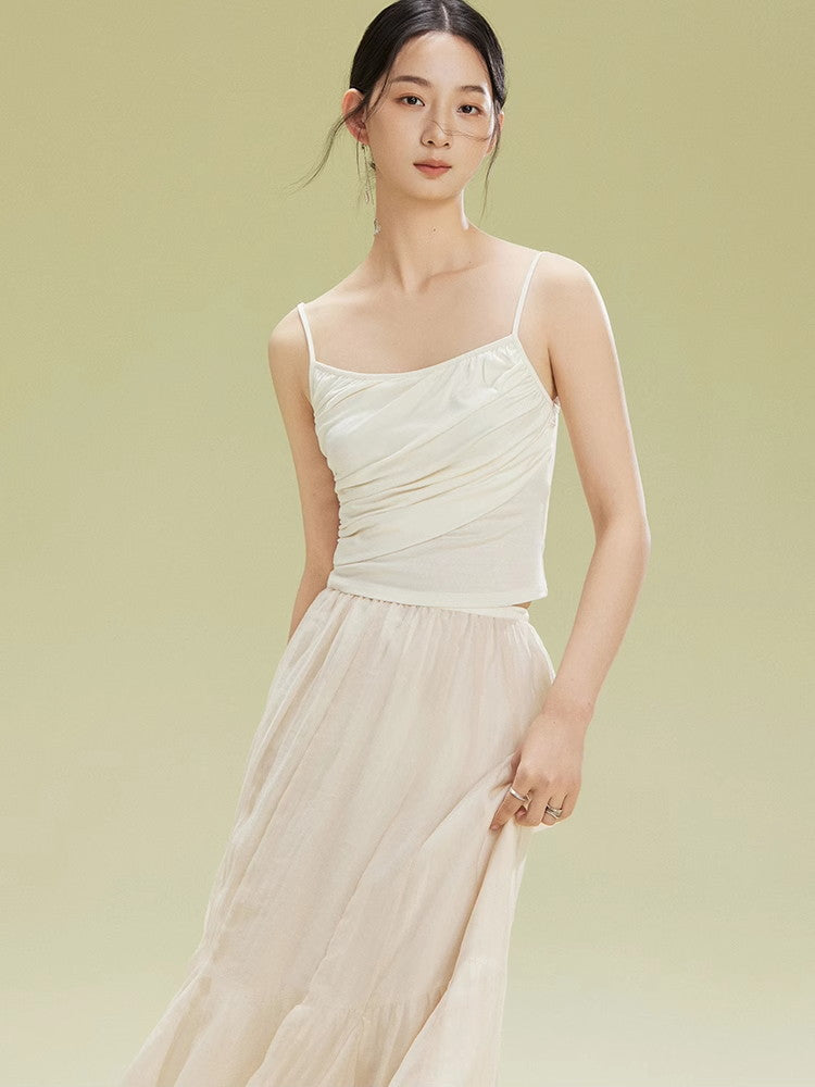 Simple Drape Inner Slim Chic Camisole