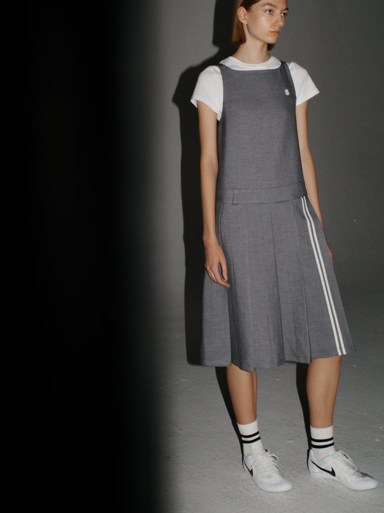 Pleats décontracté non à manche