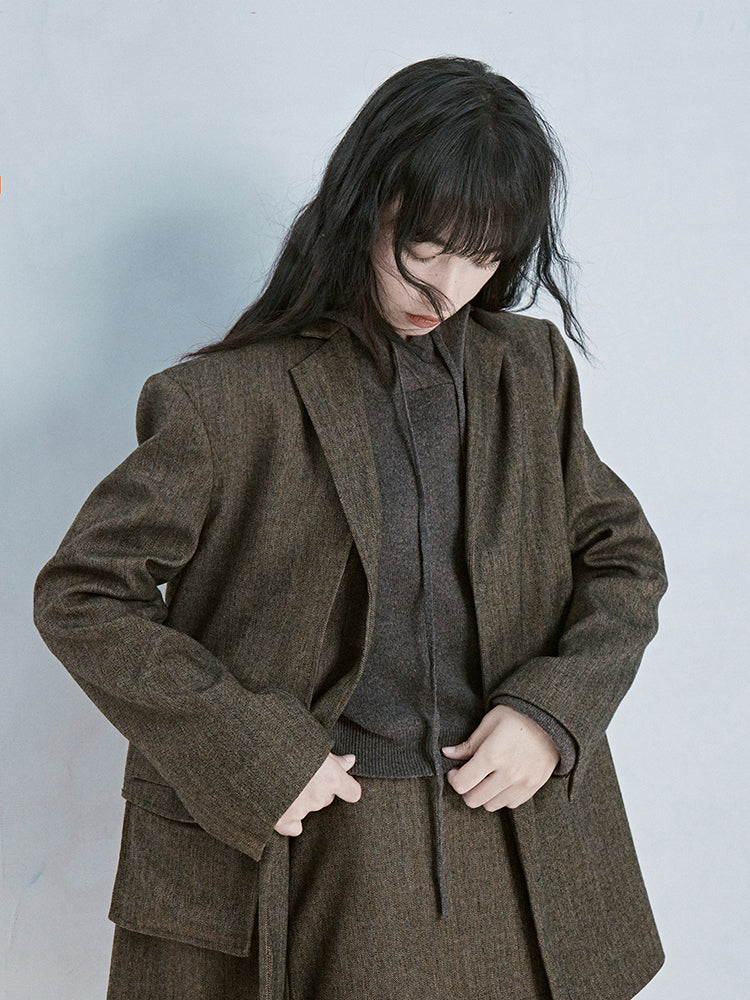 Oversize Natural Simple Retro Jacket