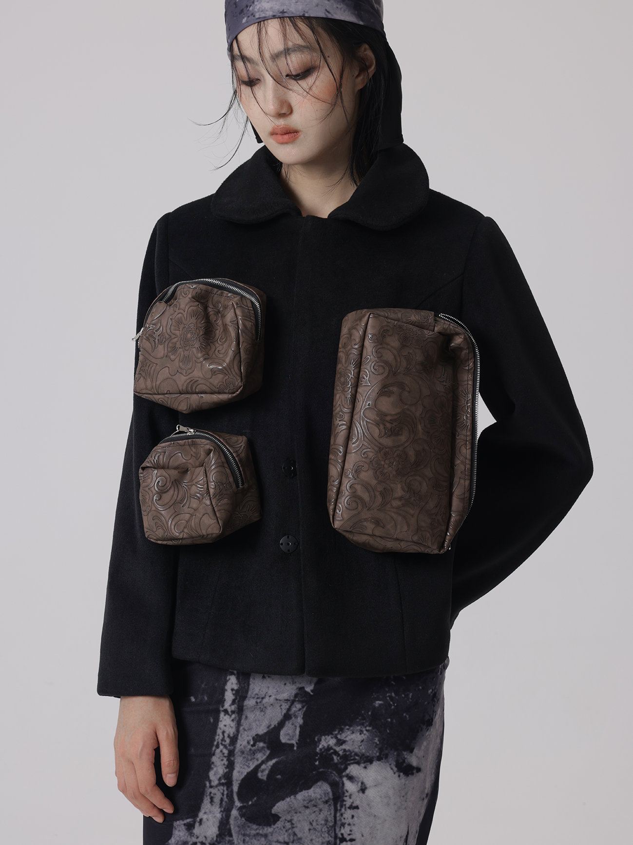 Nichi Poach Removable Unique Conspicuous Jacket