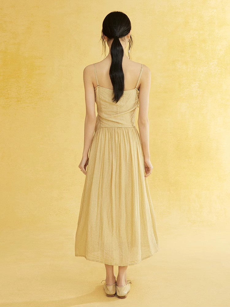 카이솔 자연 복고풍 긴 일체형