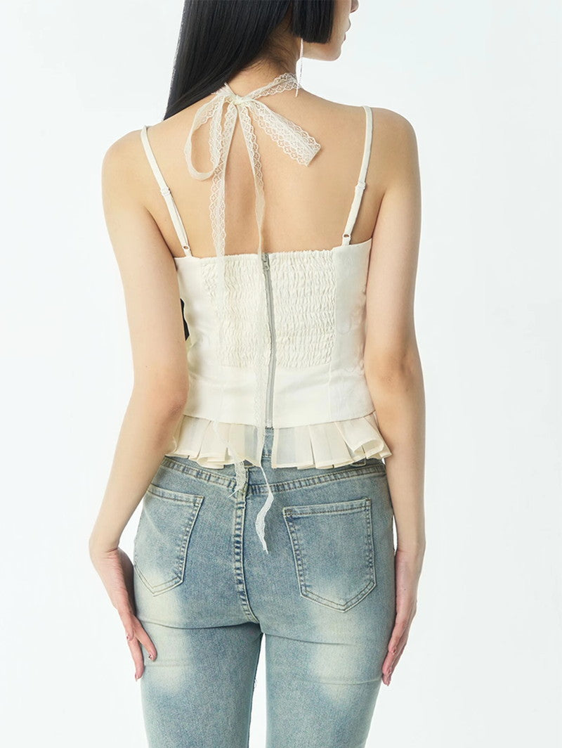 Sexy Spitze Rosenblume Iiner Camisole Bustier