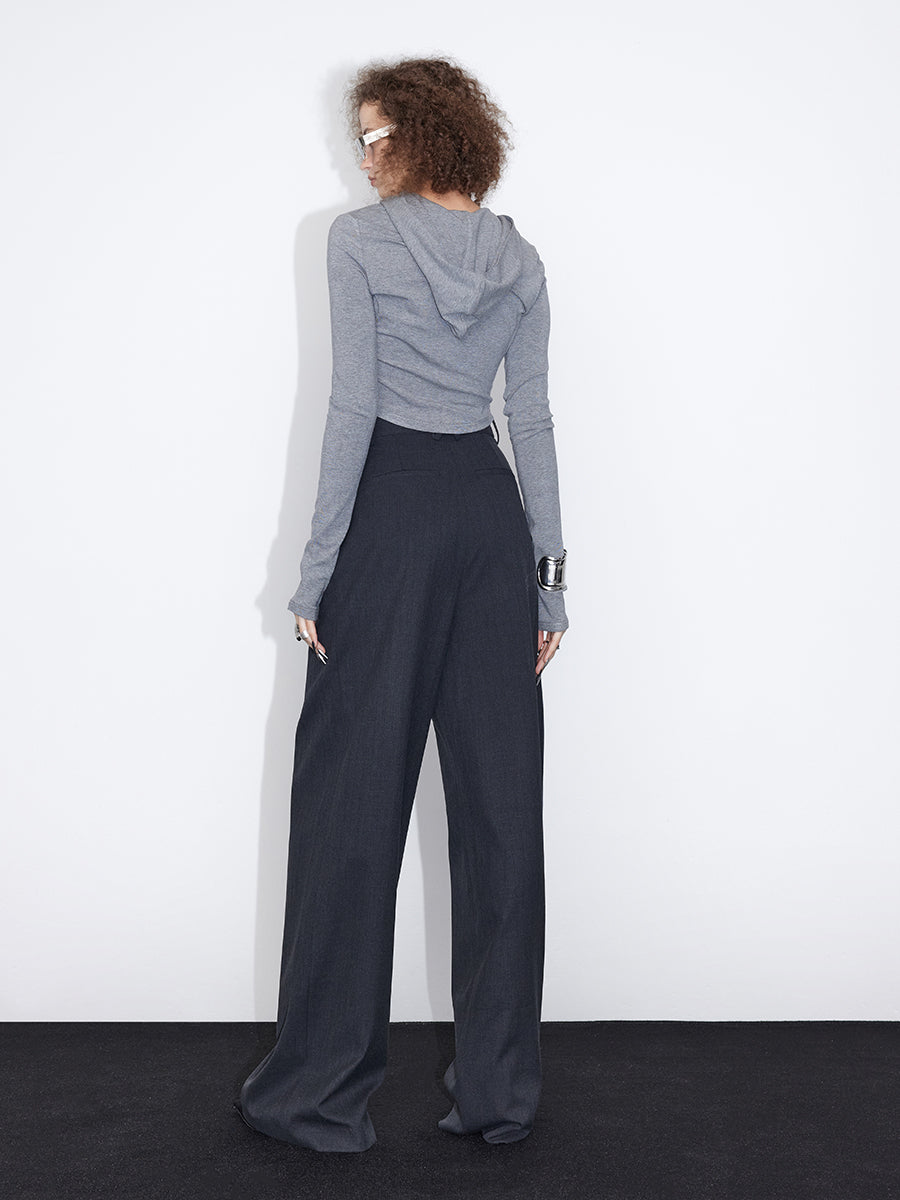 Slacks Straight Simple Chic Pants