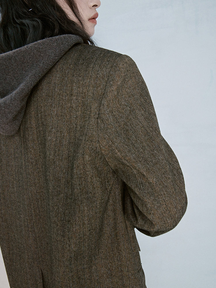 Oversize Natural Simple Retro Jacket