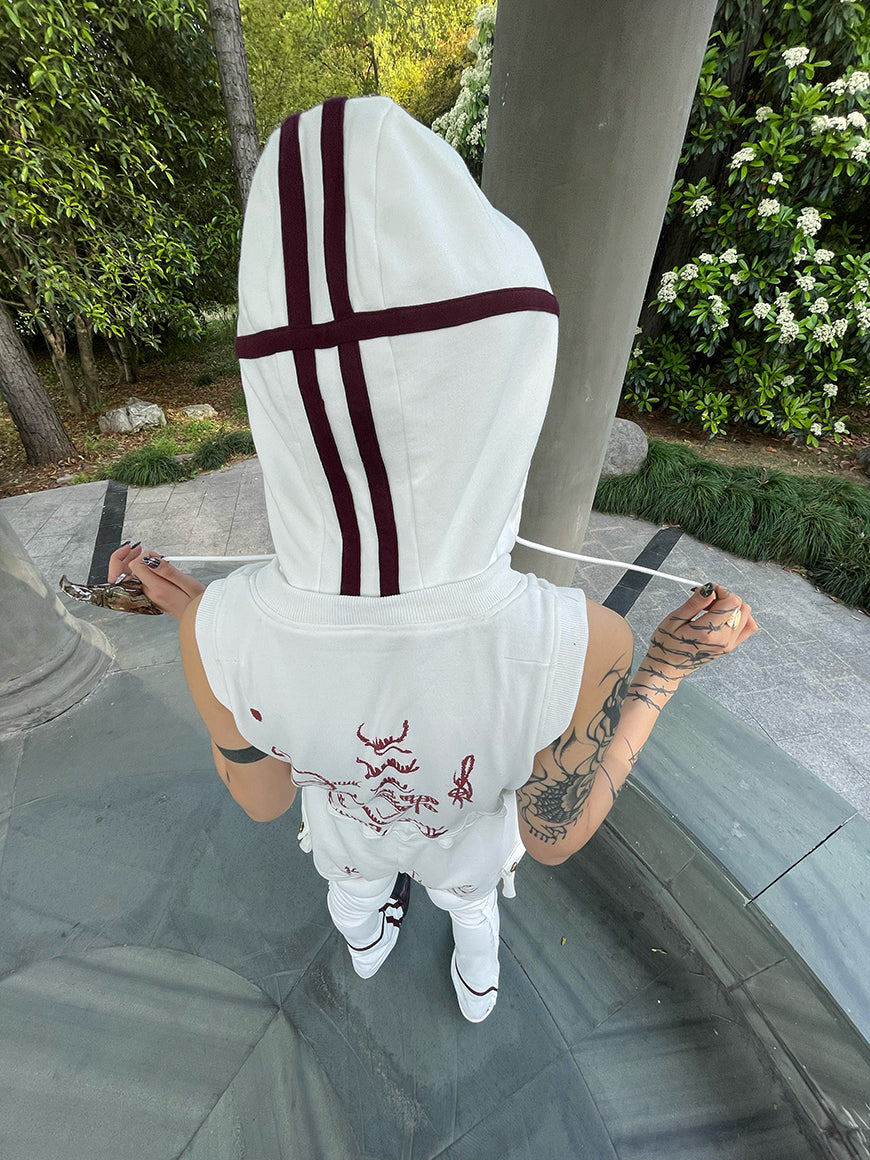 짧은 바지 까마귀 zip 드로 스트링 캐주얼 AII-in-one