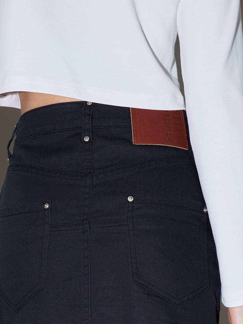 Jupe décontractée simple en jean simple