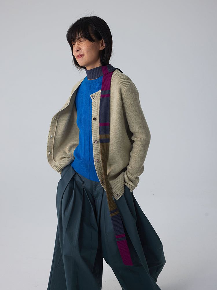 Unisex loser Ballon mit breiten Beinen, einfachen Weithose