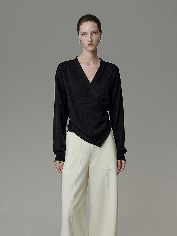 Asymmetrie-Cache-Coeur Chic Lose Strick