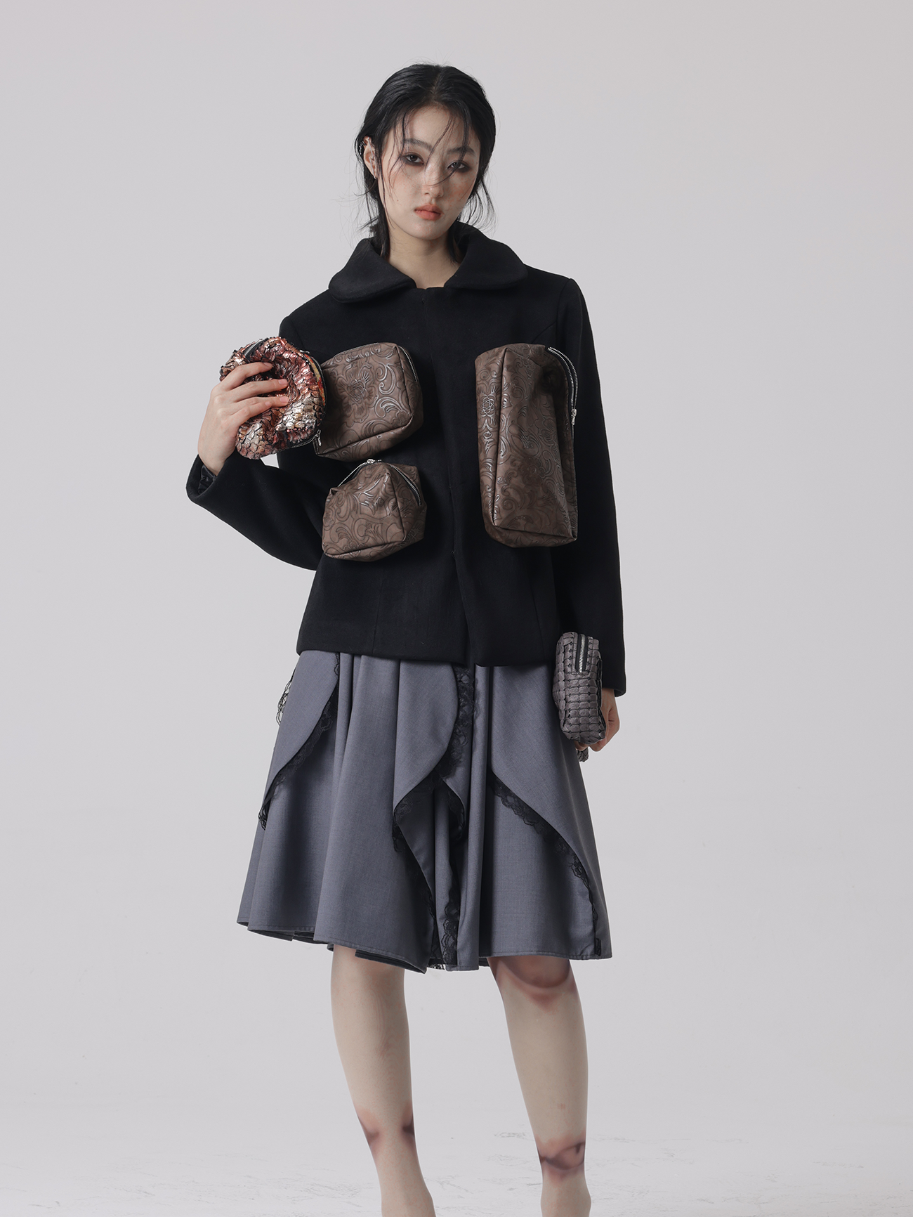 Nichi Poach Removable Unique Conspicuous Jacket