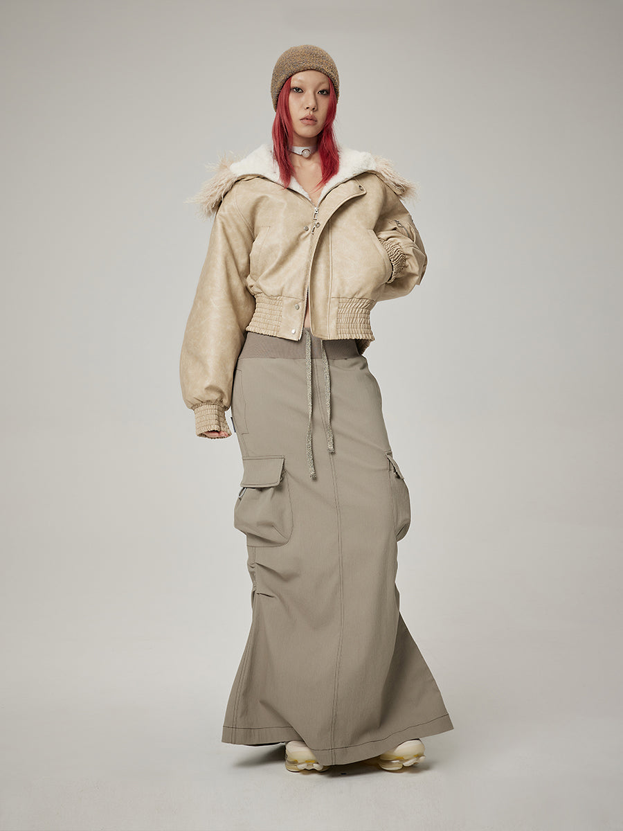 Rassembler la jupe longue décontractée