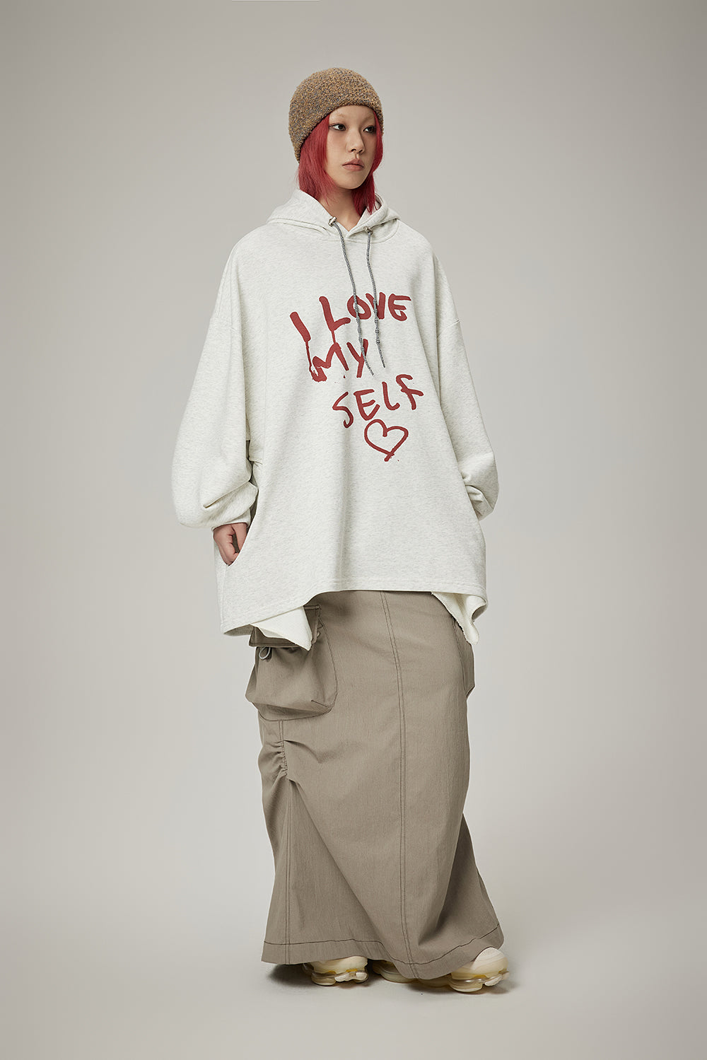 Rassembler la jupe longue décontractée