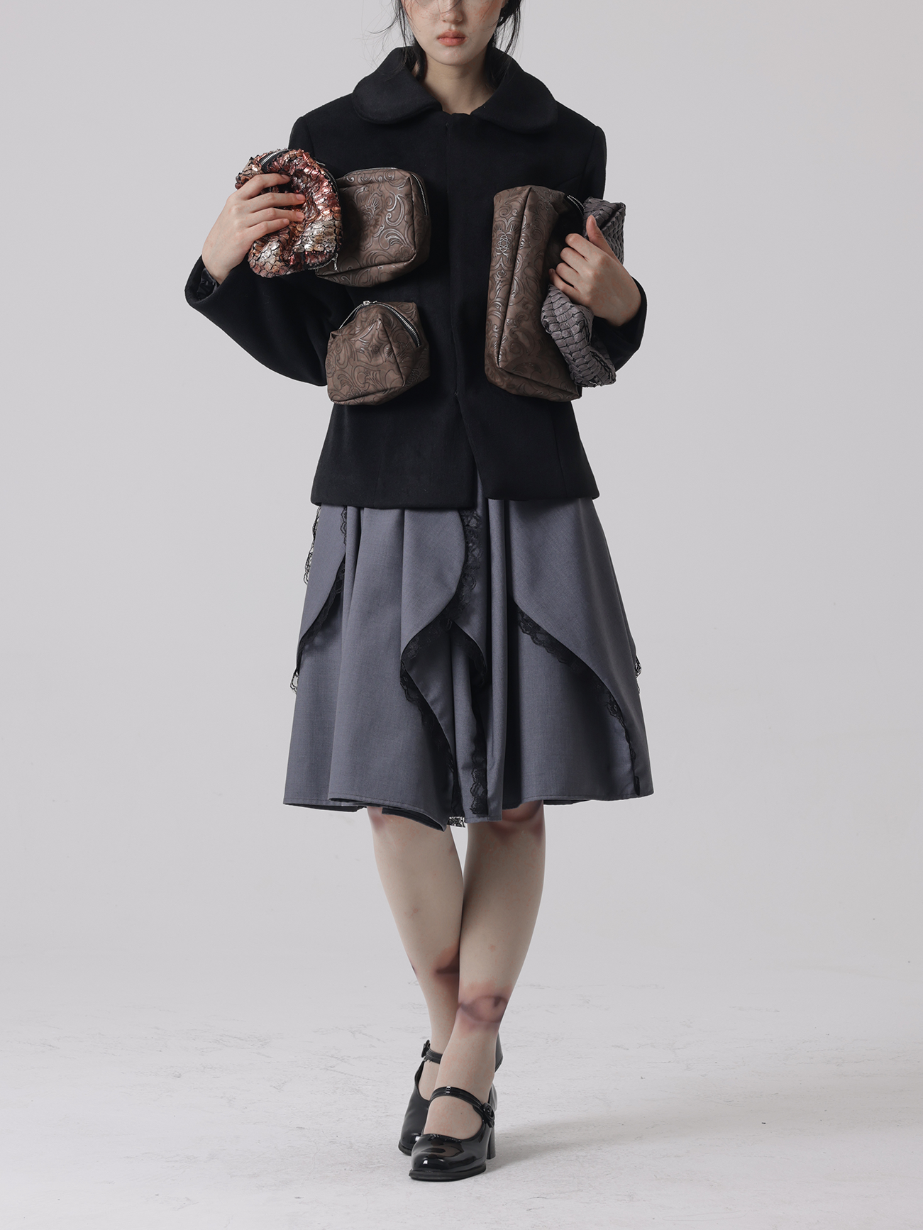 Nichi Poach Removable Unique Conspicuous Jacket