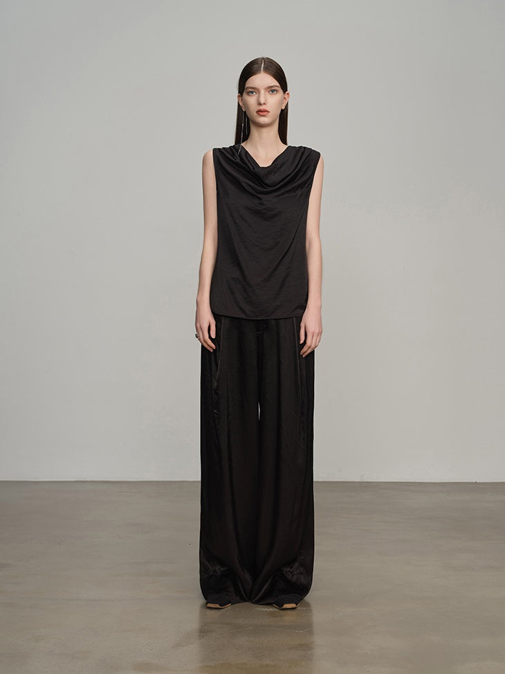 Tie-dye Drape Hig-end Tops & Pants