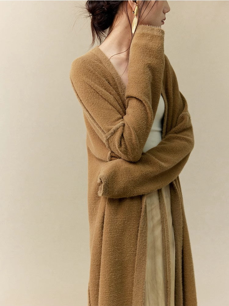 Knit Simple Loose Classy Long-Cardigan