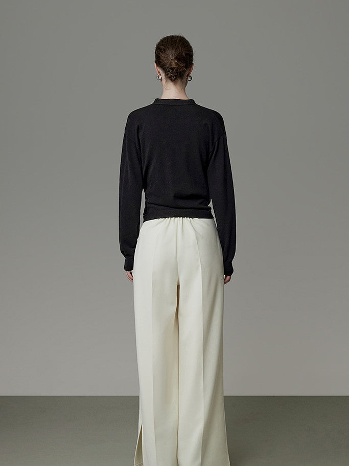 Asymmetrie-Cache-Coeur Chic Lose Strick