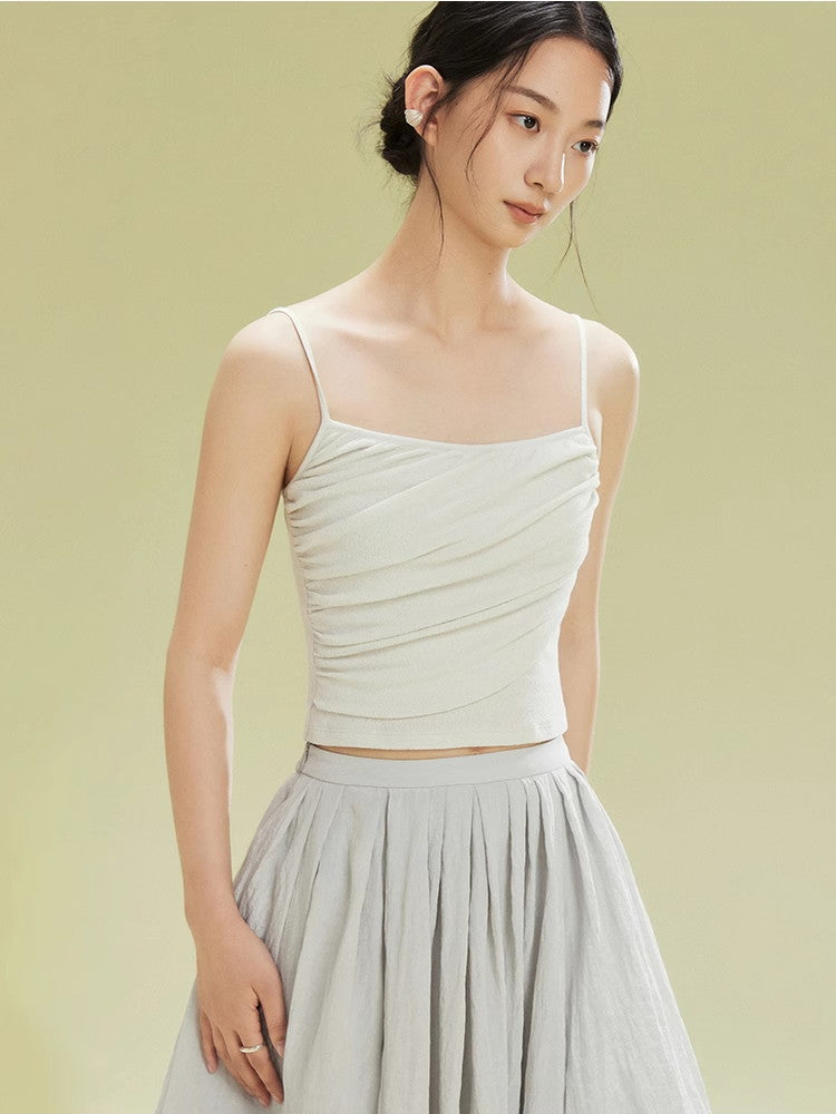 Simple Drape Inner Slim Chic Camisole