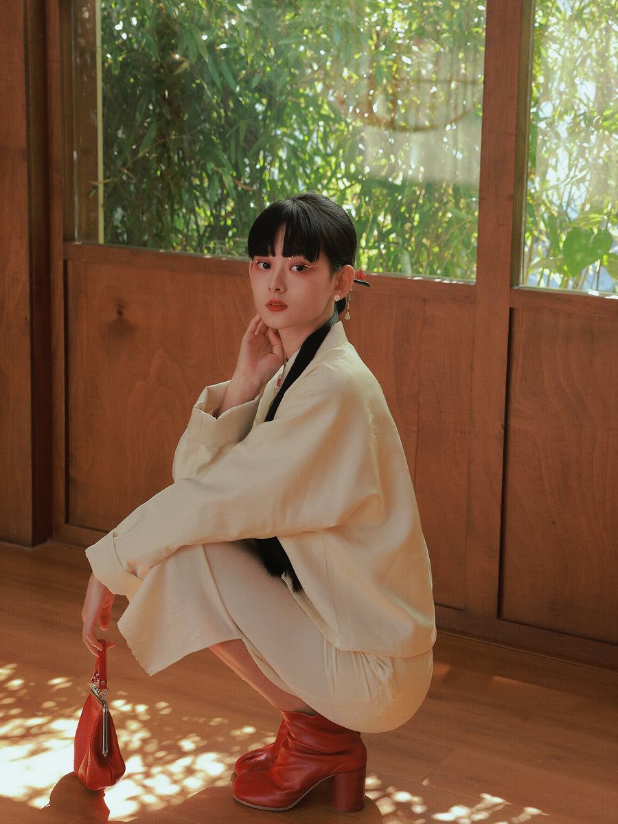 Stickerei MAO-Kriegen China Retro Jacke