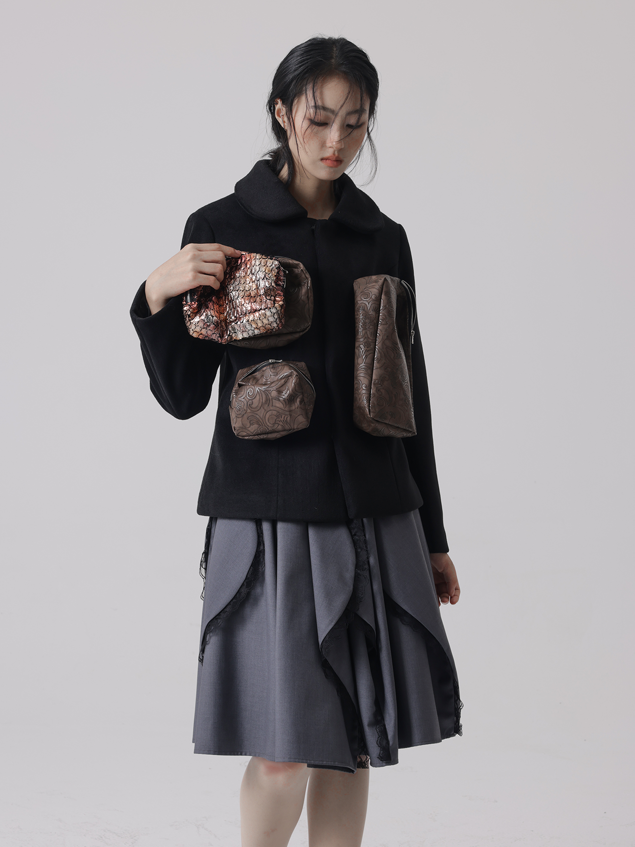 Nichi Poach Removable Unique Conspicuous Jacket