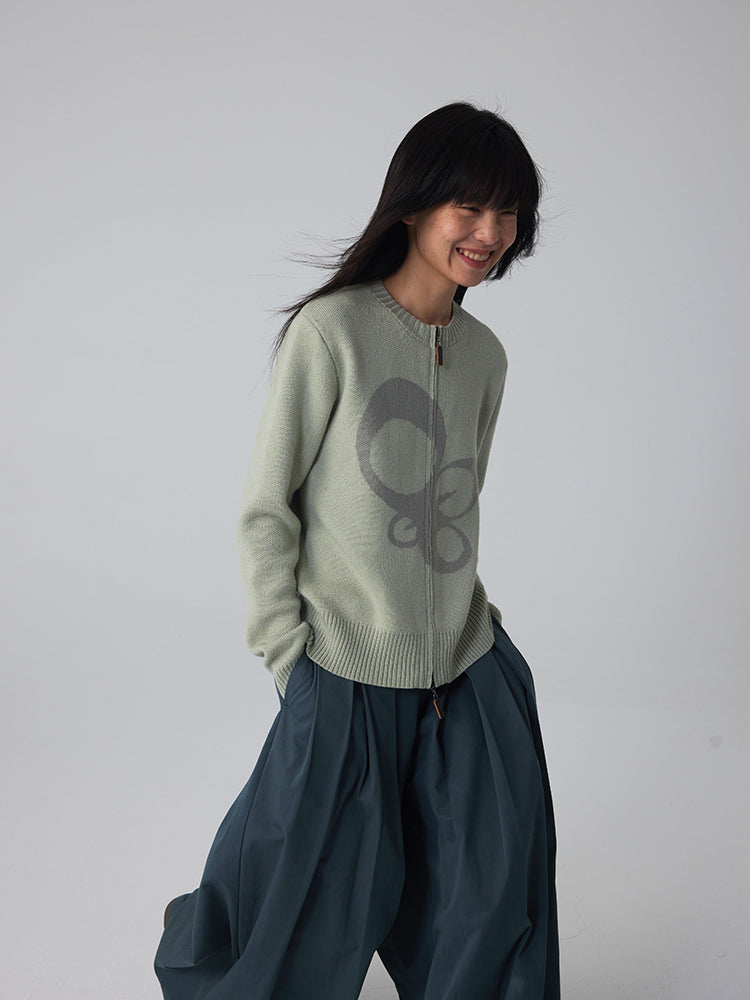 Unisex loser Ballon mit breiten Beinen, einfachen Weithose