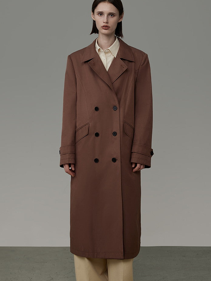 Chic Classy Simple Slim Long-Coat