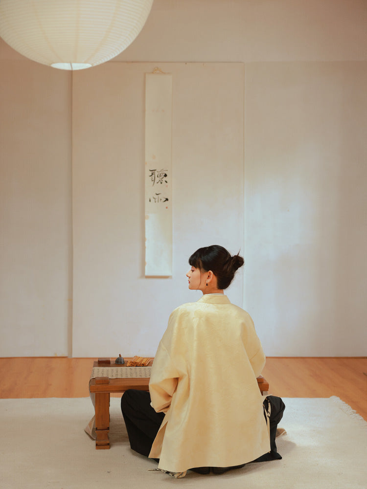 Embroidery China Retro Oversize Jacket