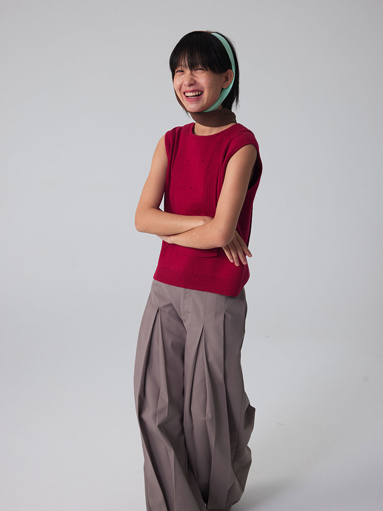 넓은 다리 캐주얼 이완 느슨한 평범한 넓은 바지