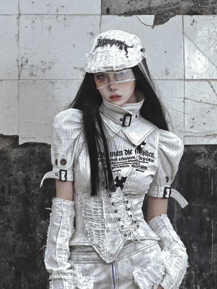 Gothic Vintage Hat Schaden Punk Nichi Jagd