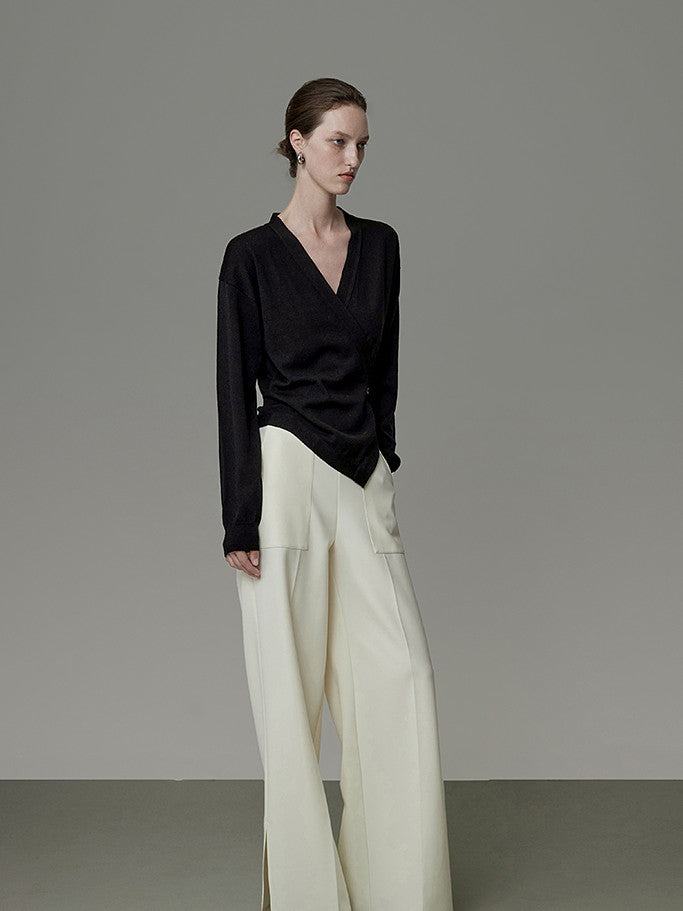 Asymmetrie-Cache-Coeur Chic Lose Strick
