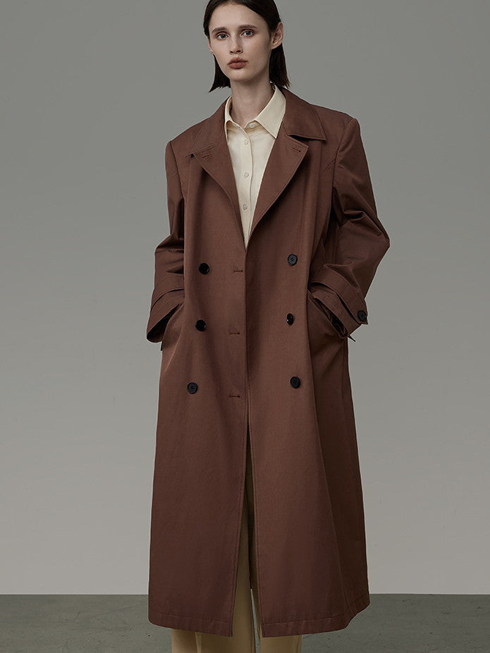 Chic Classy Simple Slim Long-Coat