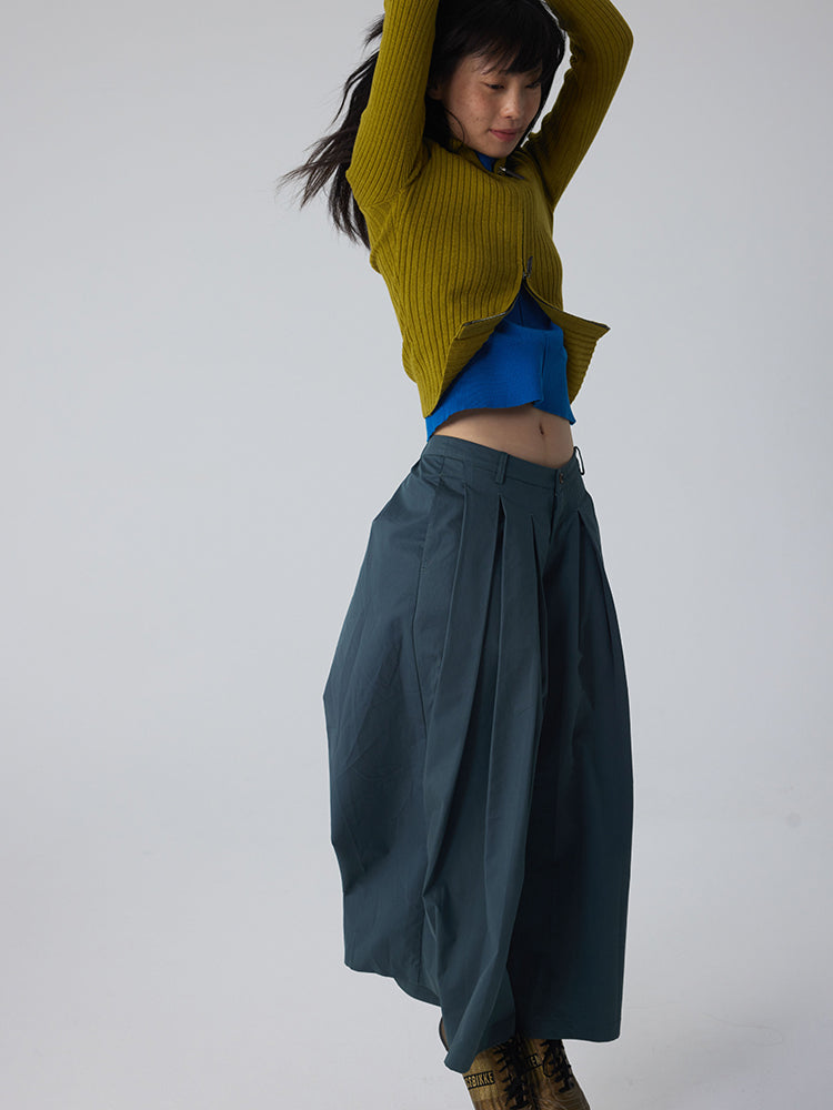 Unisex loser Ballon mit breiten Beinen, einfachen Weithose