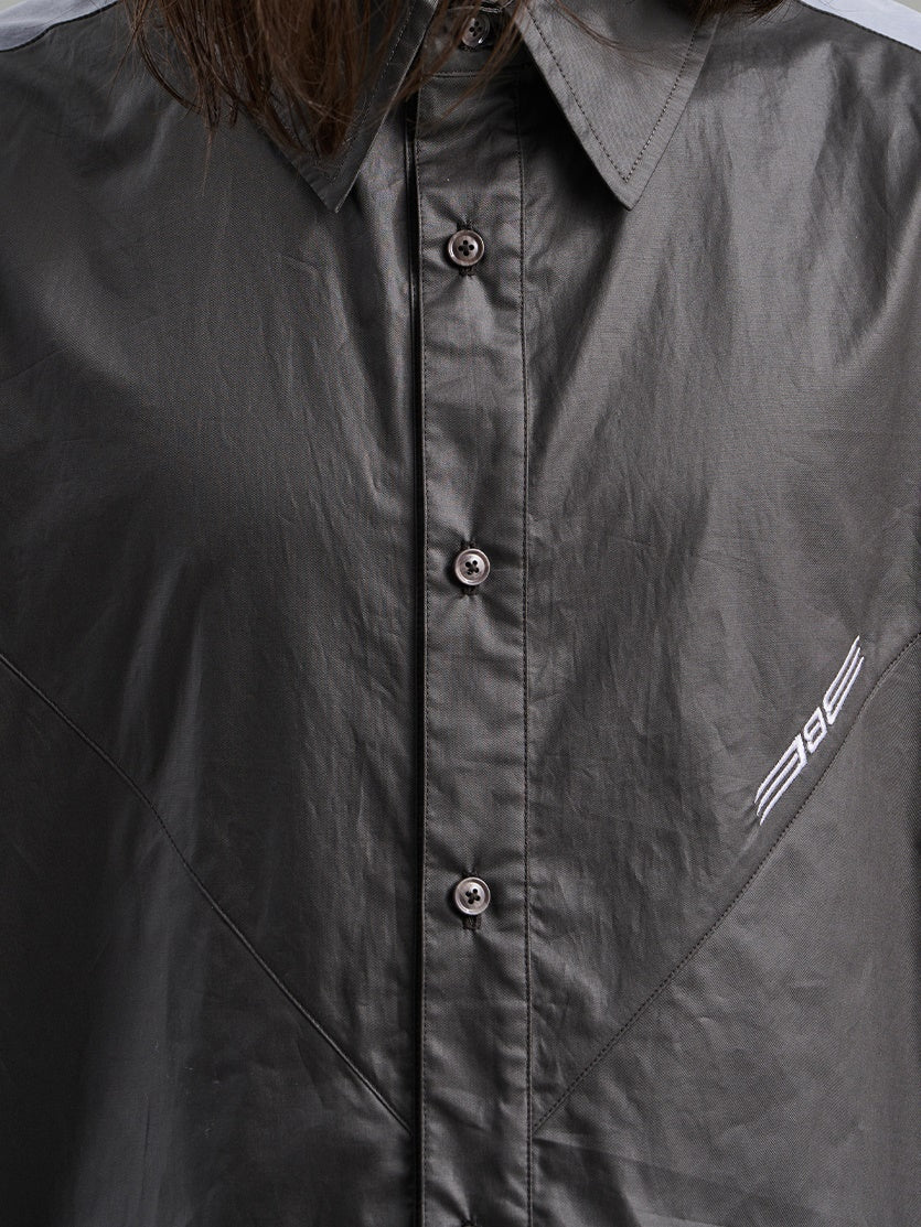 Tassel 대비 캐주얼 한 의식적인 니치 셔츠