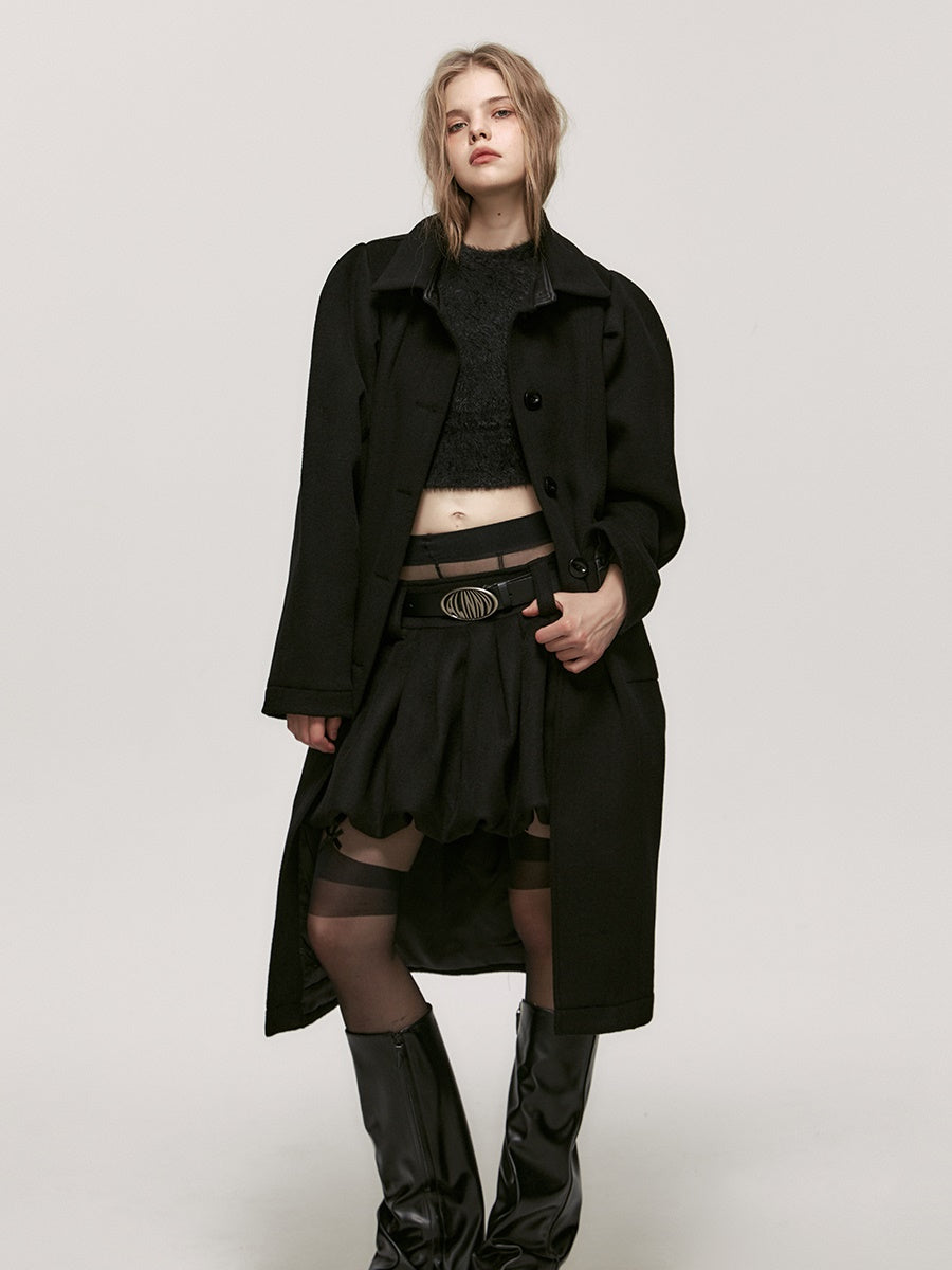 Setup Casual einfacher Anzug Woolt-Jacket & Ballon-Rocke