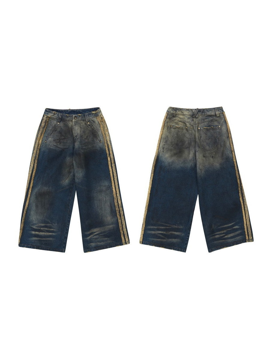 Side-Tassel Loose Casual Cool Wide-Pants