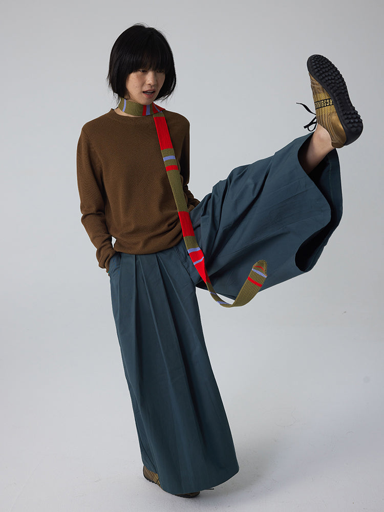 Unisex loser Ballon mit breiten Beinen, einfachen Weithose