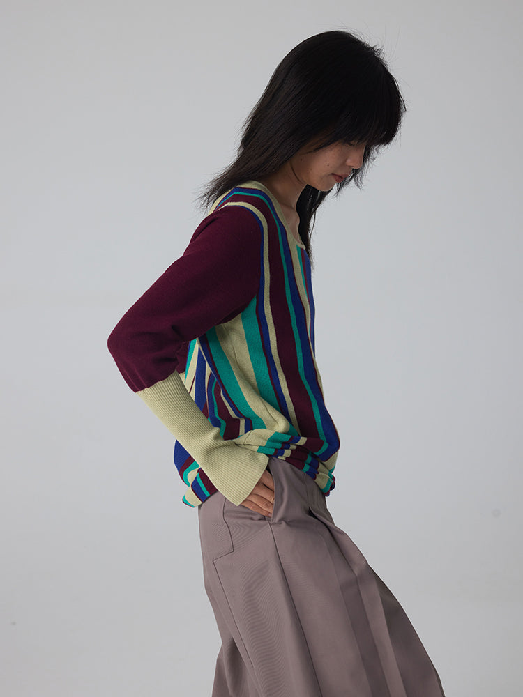 Trièce à col carré rétro à pointe à pointe longue